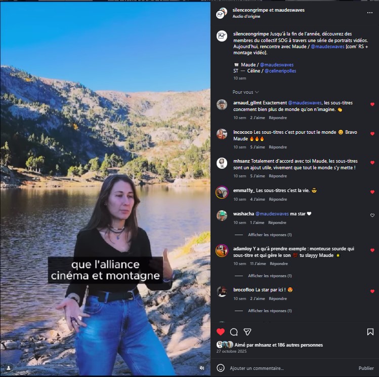 Capture d'écran vidéo d'Arnaud sous-titrée