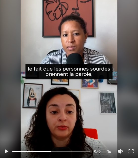 Capture podcast sous-titré