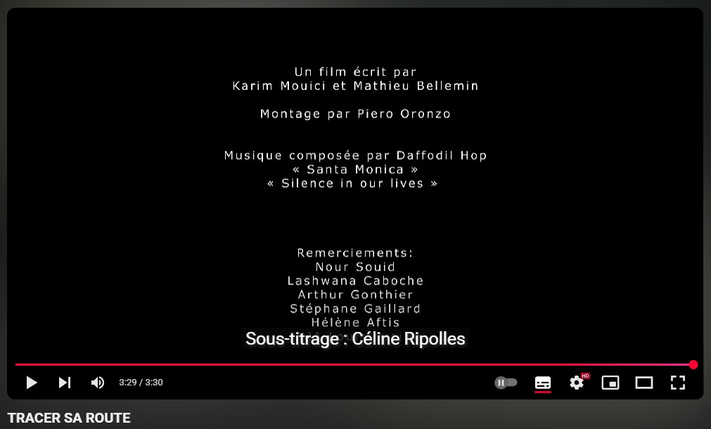 Capture YouTube vidéo Tracer sa route