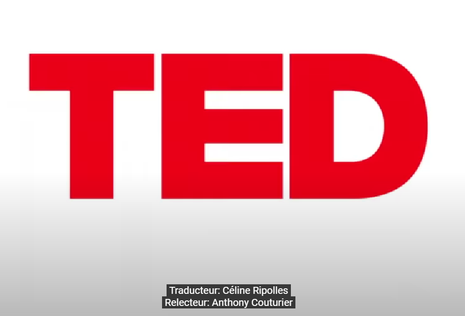 Logo de TED et signature : Traducteur : Céline Ripolles