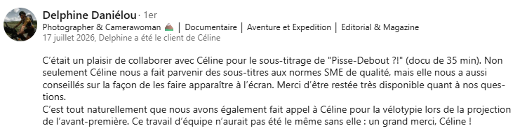 Capture d'écran avis Delphine daniélou