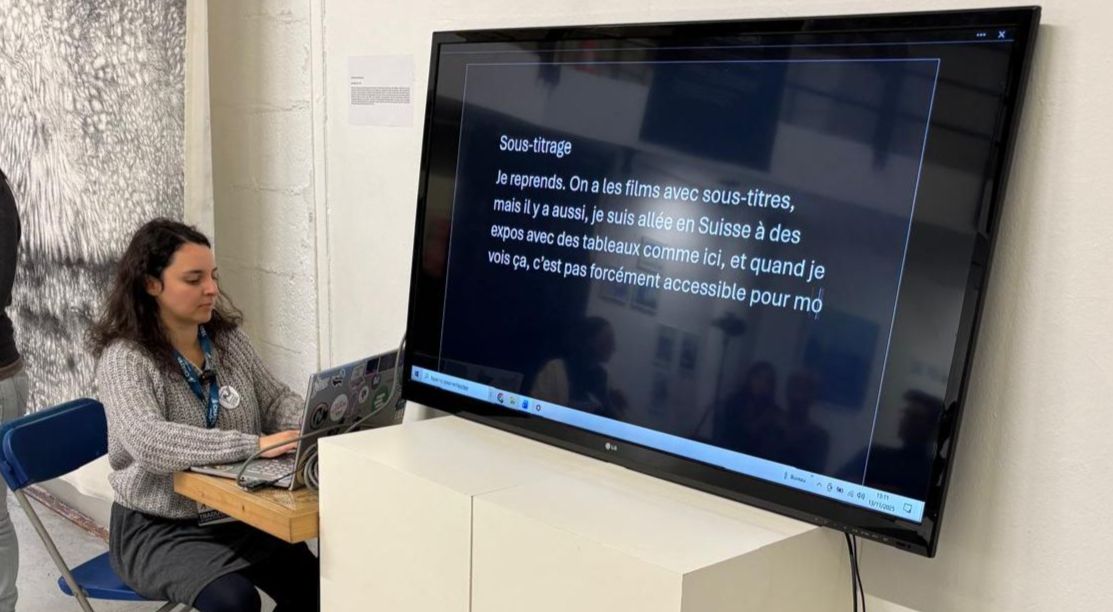 Céline sous titre en direct un atelier